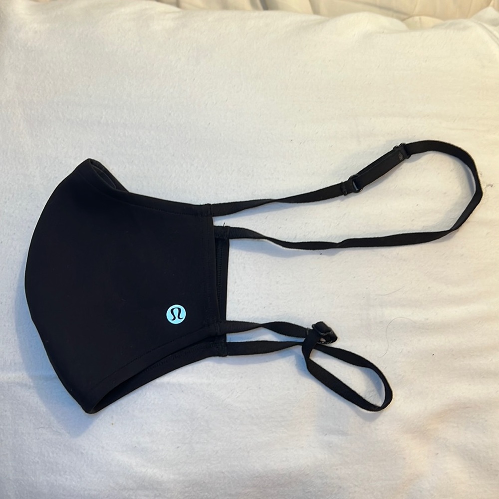 Lululemon Black Double strap Face Mask